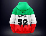 "Mexico" Full Sublimation Hoodie Sweatshirt