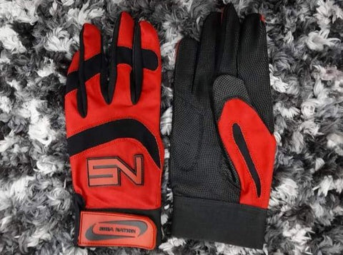 Shea Nation Batting Gloves Red/Black